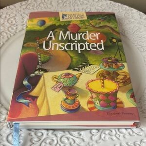 A Murder Unscripted Hardcover Book
